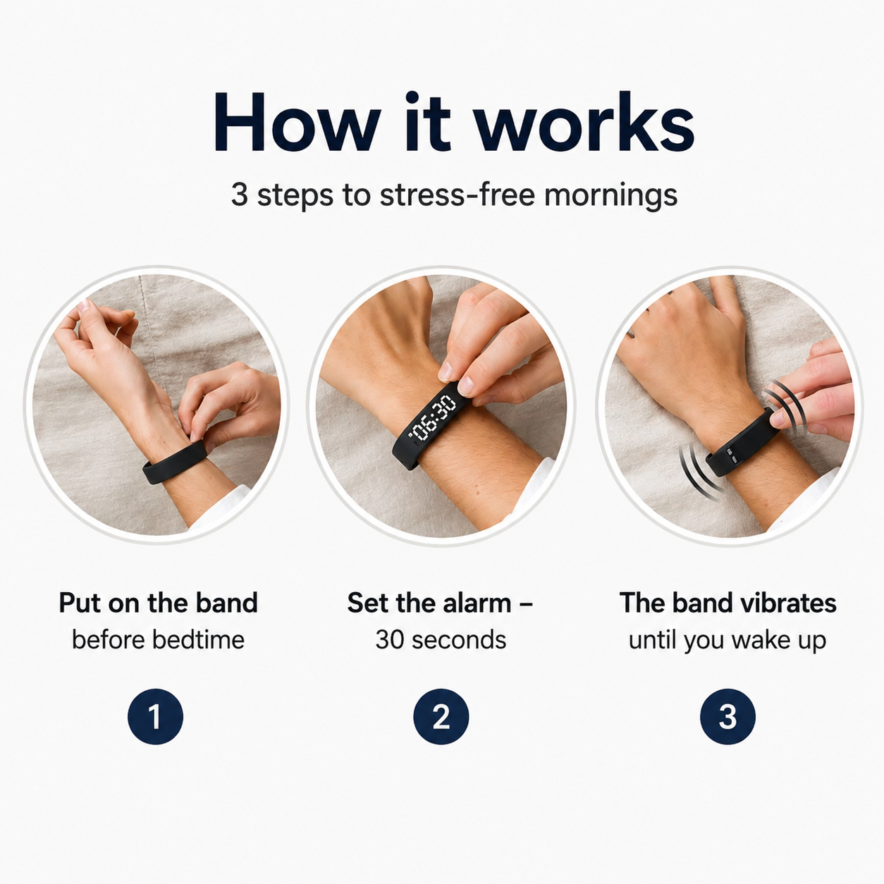Riseband – The Silent Wake-Up Band